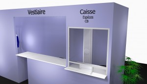 Caisse + vestiaire  1